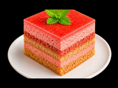 Strawberry mousse cake