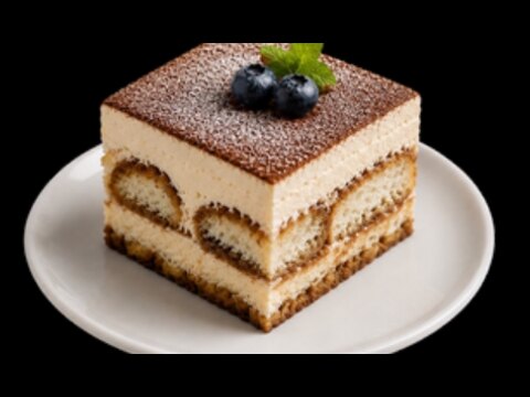 Tiramisu mousse cake