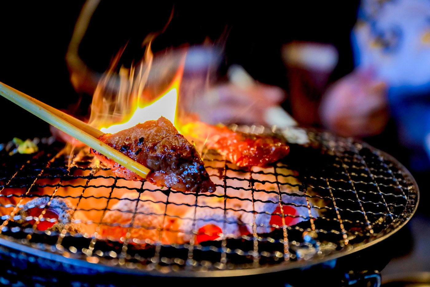 Korean BBQ on the grill